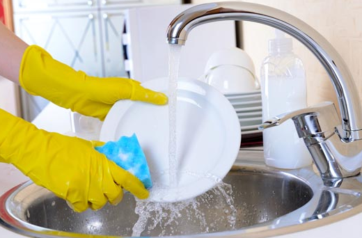 Cleaning Kitchen